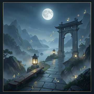 Moonlit Silk Path