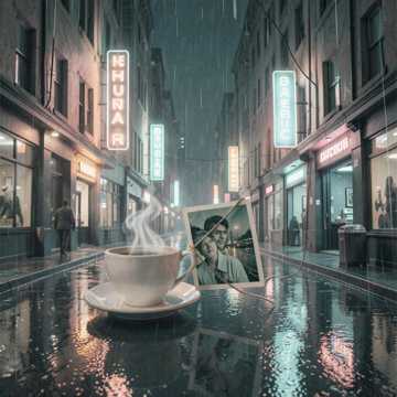 旧咖啡杯与停格夏天