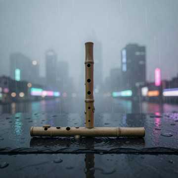 雾中霓虹轮廓