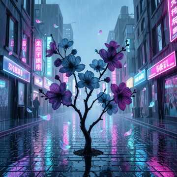 墨色生花