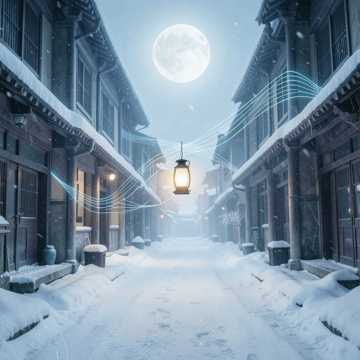 月照长安雪