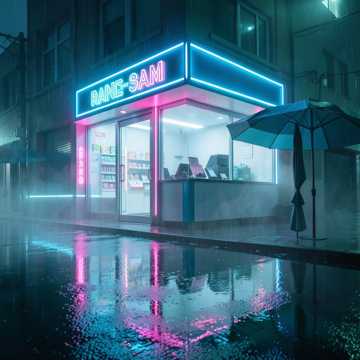 熄灯的便利店