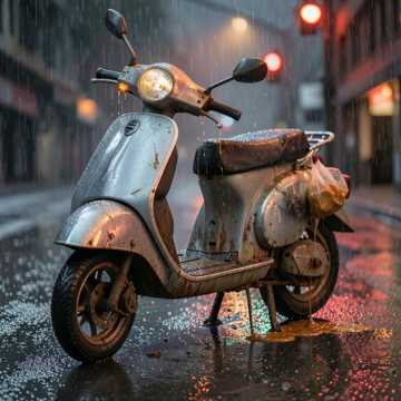 雨里死火车