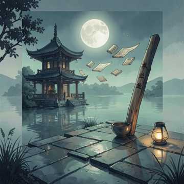 墨染竹简书德音