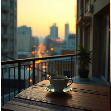 残茶敬黄昏