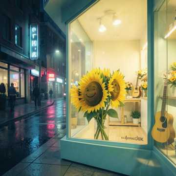 花店夜光