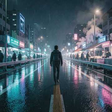 夜色镜头说分手