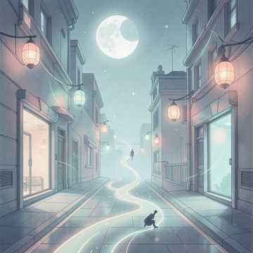 月色爬满窗台