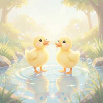两只小鸭嘎嘎
