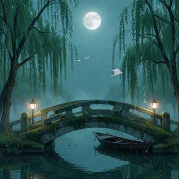 Mossy Stone Bridge