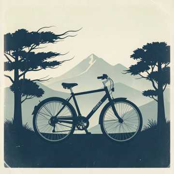 单车上的山