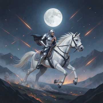 银鞍照白月