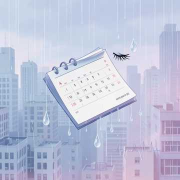 被风合上的雨天