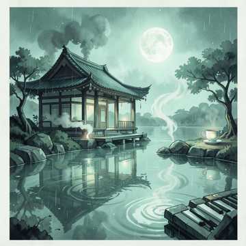 碧潭烟雨