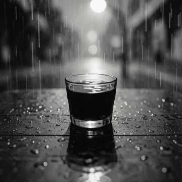雨把路灯酿成酒