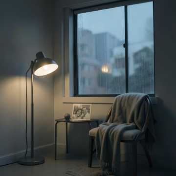 留一盏灯听雨