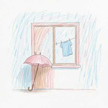 雨停在你肩
