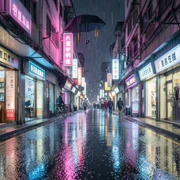 灯火慢慢转