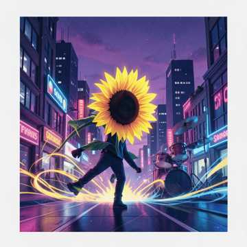 霓虹赤焰