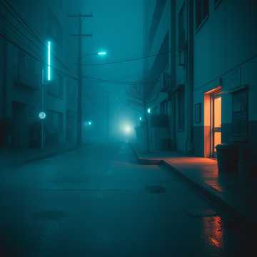 霓虹熄灯·剩我