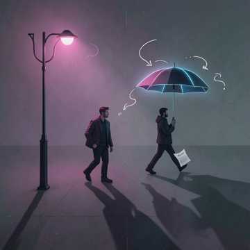 路灯接踵的默契