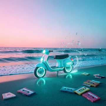 气泡海风轻骑