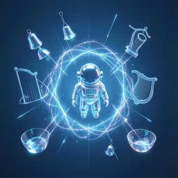 水晶宇宙宇航员
