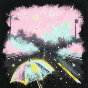 雨湿的路口-版本2