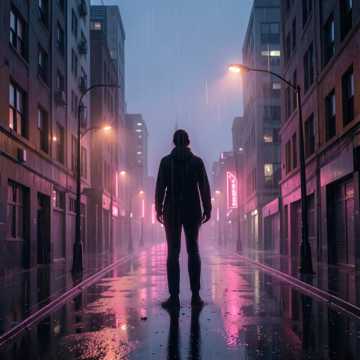 霓虹剪影
