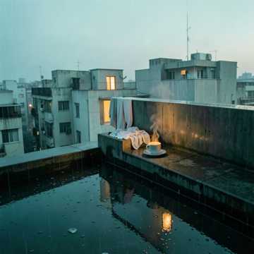 窗棂数雨声