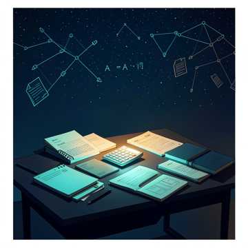 笔尖沾满星光