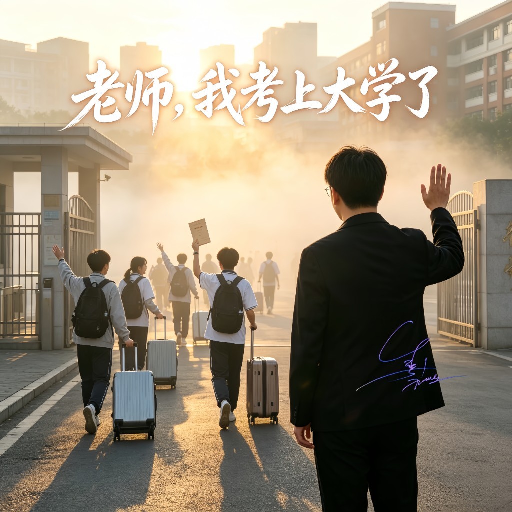 老师，我考上大学了