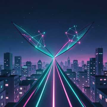 星浪对折线