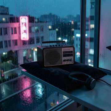 耳机里下着雨