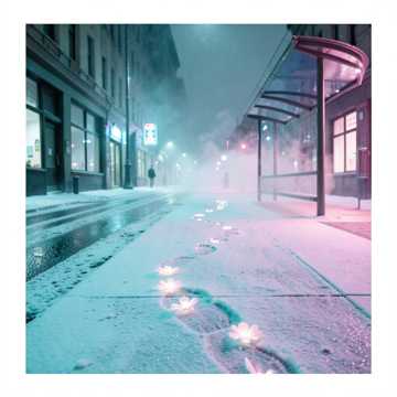 踏雪而行