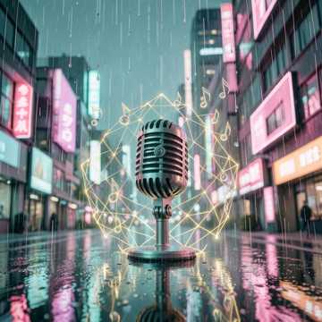 玻璃雨穿行