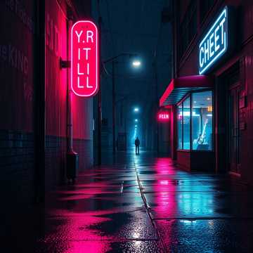 霓虹步行者