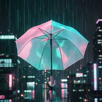 雨季折纸伞