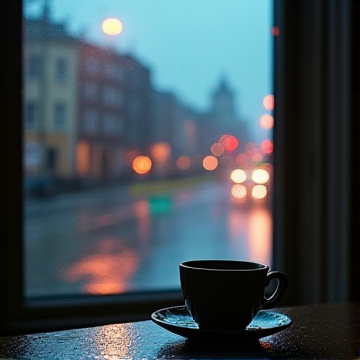 霓虹雨丝