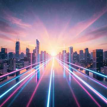 霓虹跑道