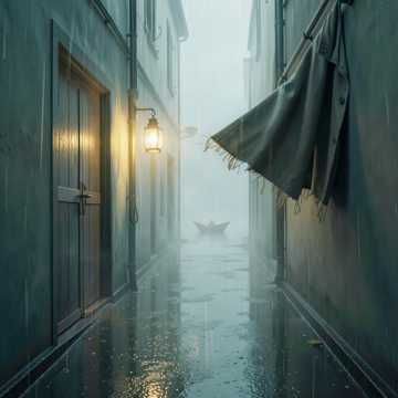 雨不响的走廊