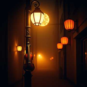 弦声漫过旧长夜