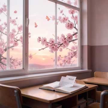 樱花糖纸落地