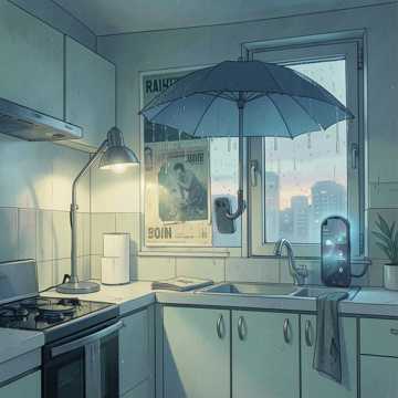 空房间的雨声