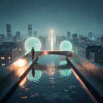 隔光相拥