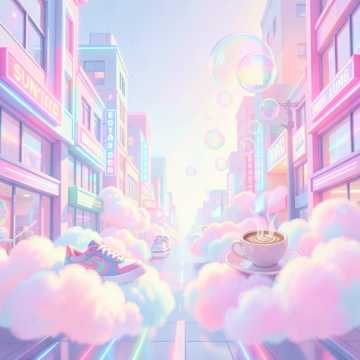 彩色阳光节拍
