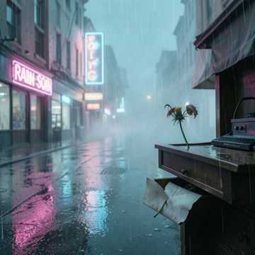 雨落城南