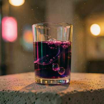 霓虹玻璃杯
