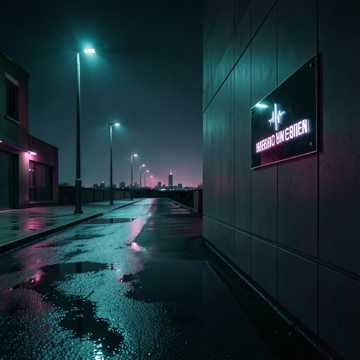 水泥地上的脚印
