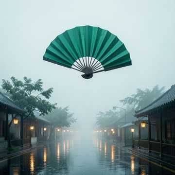 青云落扇